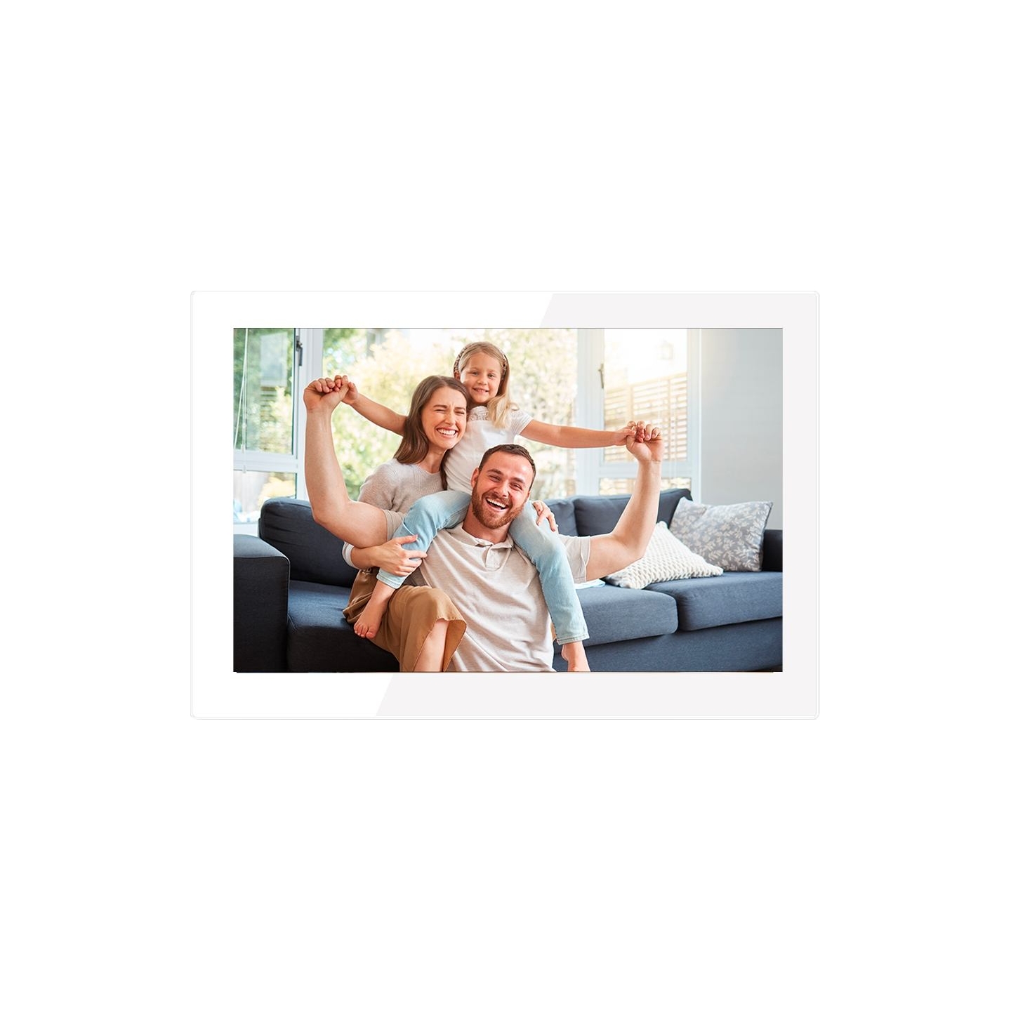 Agfa Photo APF1000 Wi-Fi Glass Digital Photo Frame 10 white