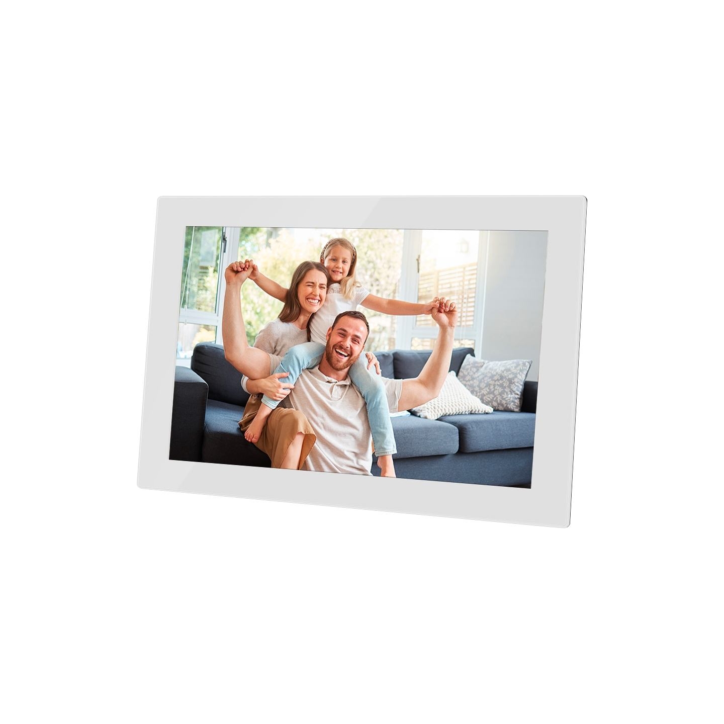 Agfa Photo APF1000 Wi-Fi Glass Digital Photo Frame 10 white