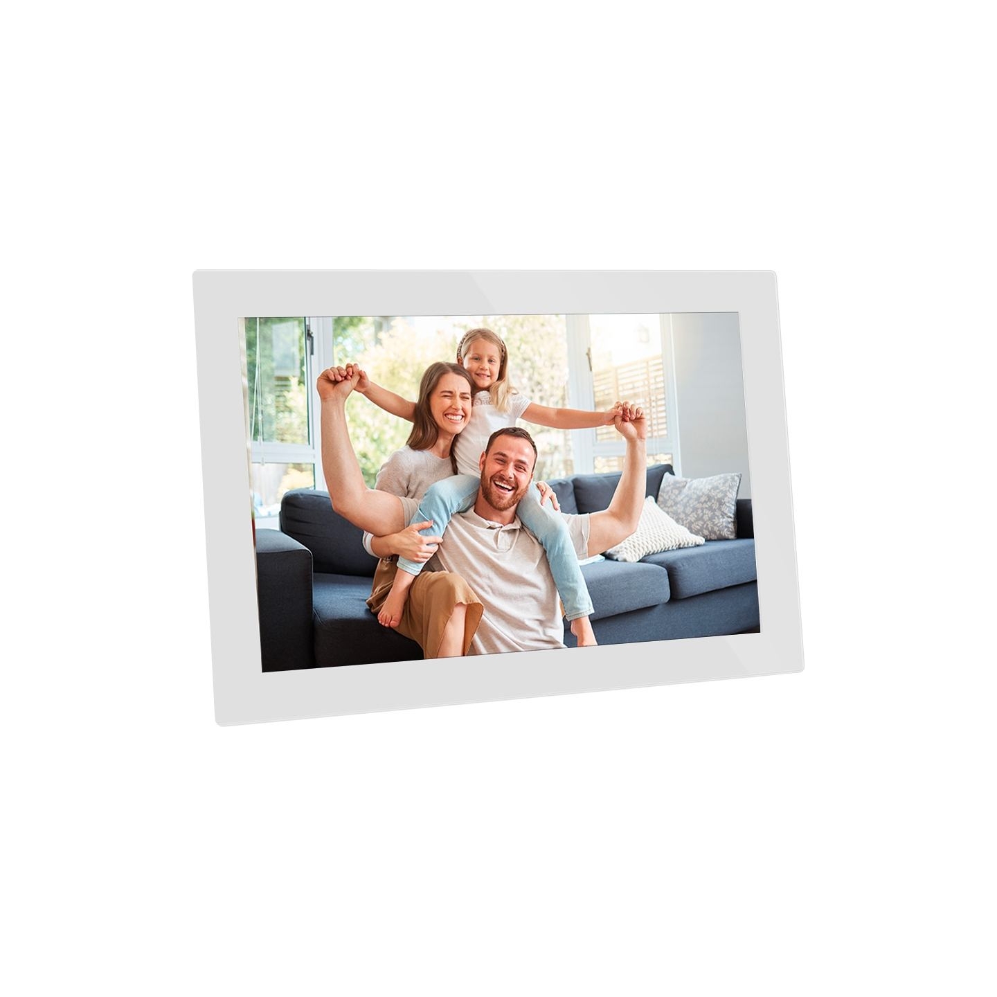 Agfa Photo APF1000 Wi-Fi Glass Digital Photo Frame 10 white