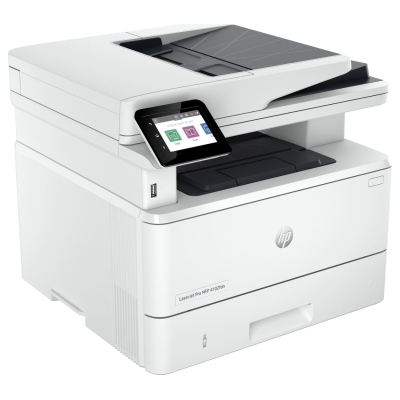 HP LaserJet Pro MFP 4102fdn AIO All-in-One Printer - A4 Mono Laser, Print/Copy/Dual-Side Scan/Fax, Automatic Document Feeder, Au