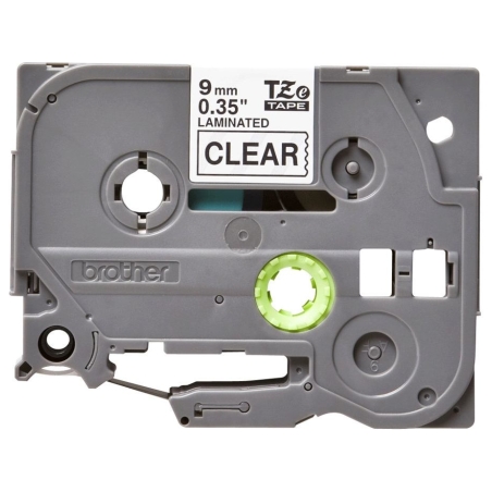 Brother TZE121 9 BLACK ON CLEAR