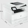 HP LaserJet Pro MFP 4102fdn AIO All-in-One Printer - A4 Mono Laser, Print/Copy/Dual-Side Scan/Fax, Automatic Document Feeder, Au
