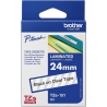 Brother TZE151 24 BLACK ON CLEAR