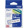 Brother TZE151 24 BLACK ON CLEAR