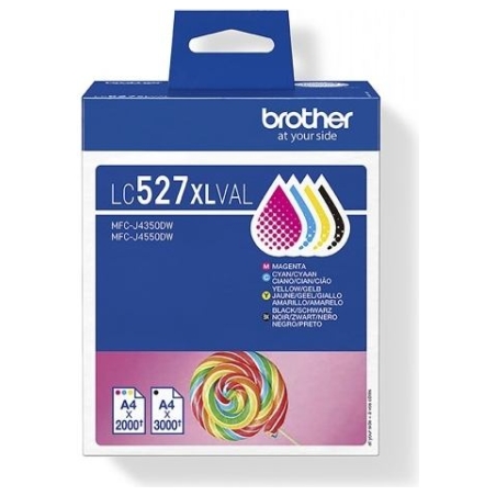 Brother LC527XLVAL VALUE PACK CMYK 1X3000+3X2000P