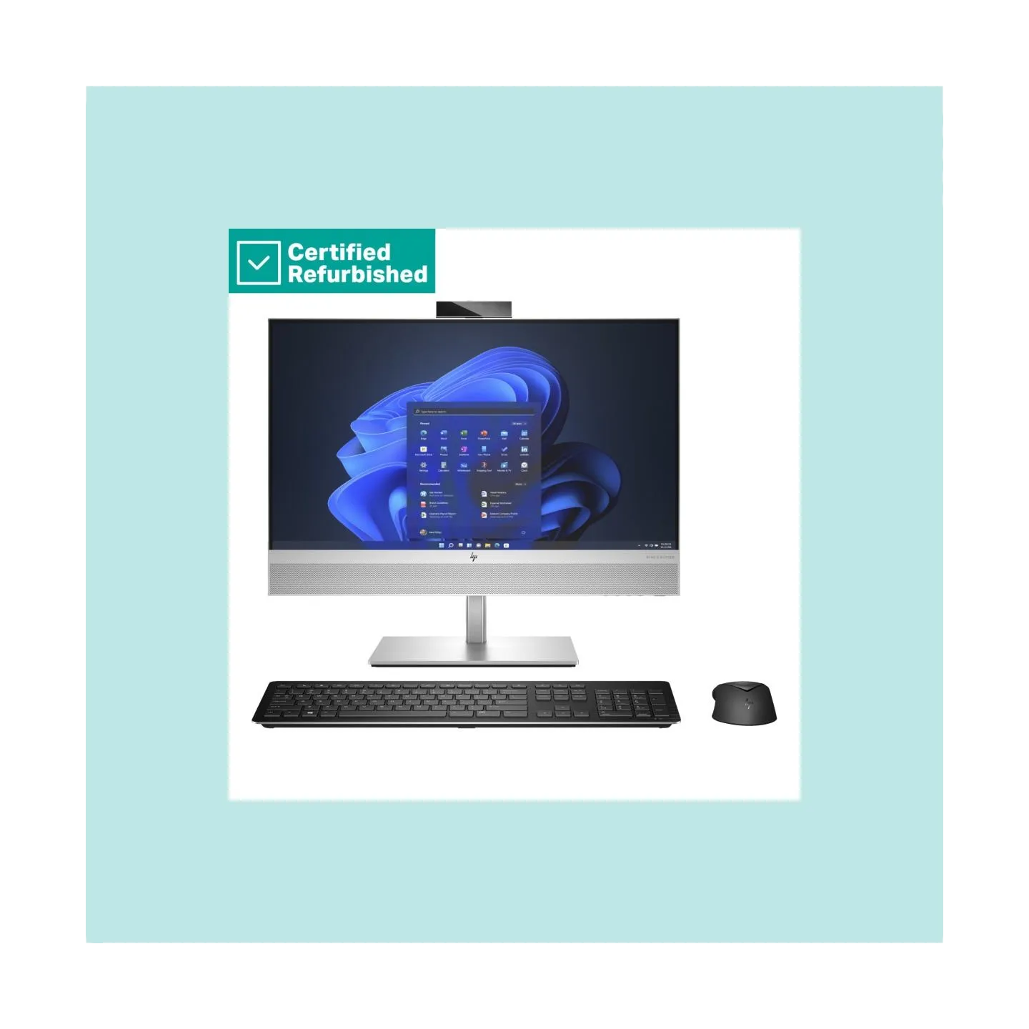 HP RENEW SILVER HP Elite 840 G9 AIO All-in-One 24 - i5-12500, 16GB, 1TB SSD, 23.8 FHD Non-Touch AG, Height Adjustable, Win 11 Pr
