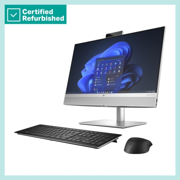 HP RENEW SILVER HP Elite 840 G9 AIO All-in-One 24 - i5-12500, 16GB, 1TB SSD, 23.8 FHD Non-Touch AG, Height Adjustable, Win 11 Pr