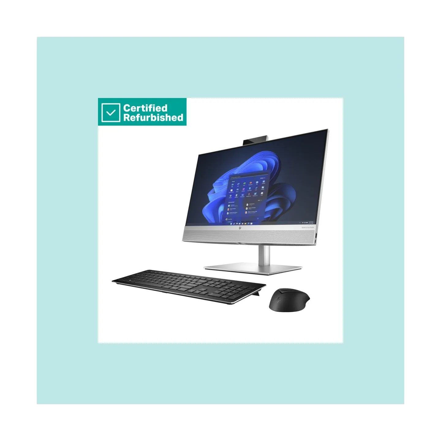 HP RENEW SILVER HP Elite 840 G9 AIO All-in-One 24 - i5-12500, 16GB, 1TB SSD, 23.8 FHD Non-Touch AG, Height Adjustable, Win 11 Pr