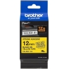 Brother TZES631 12 BLACK ON YELLOW STR.