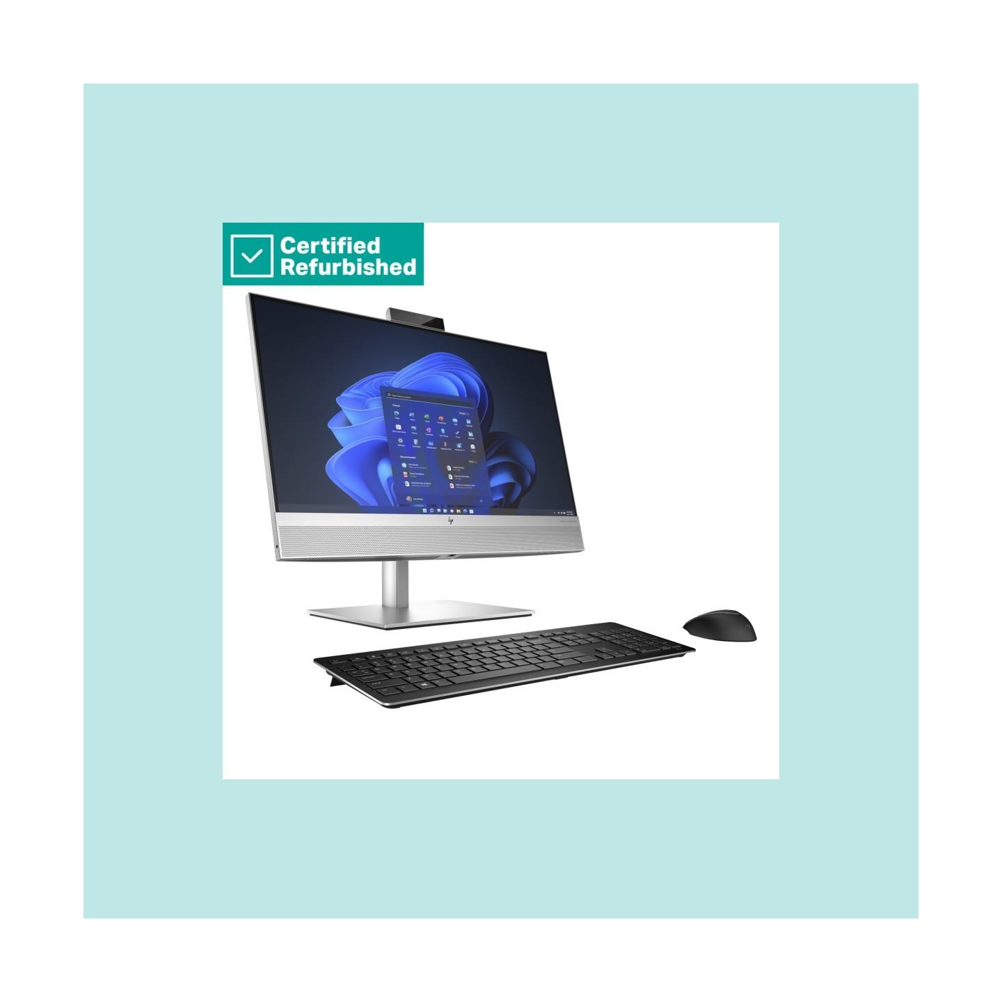 HP RENEW SILVER HP Elite 840 G9 AIO All-in-One 24 - i5-12500, 16GB, 1TB SSD, 23.8 FHD Non-Touch AG, Height Adjustable, Win 11 Pr