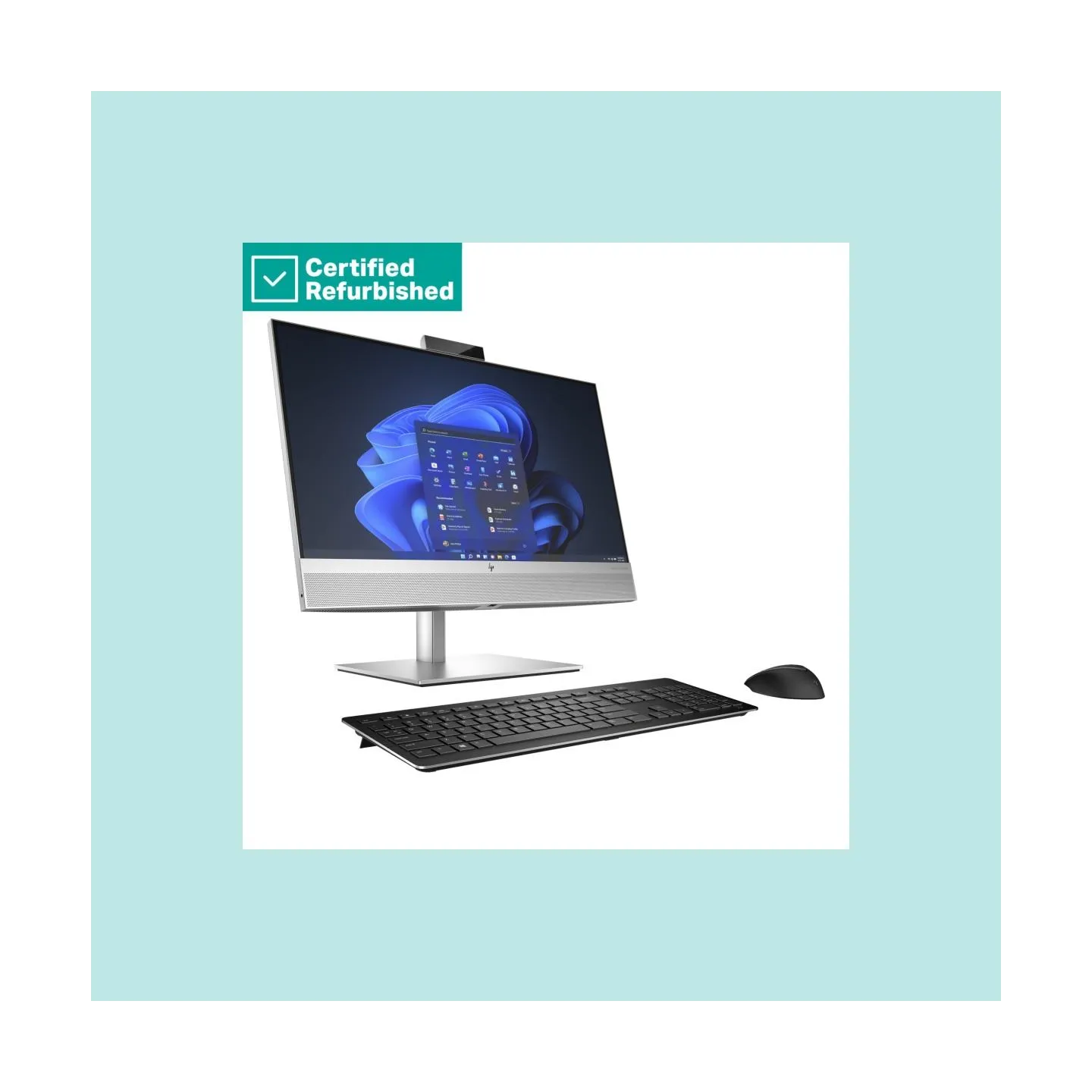 HP RENEW SILVER HP Elite 840 G9 AIO All-in-One 24 - i5-12500, 16GB, 1TB SSD, 23.8 FHD Non-Touch AG, Height Adjustable, Win 11 Pr