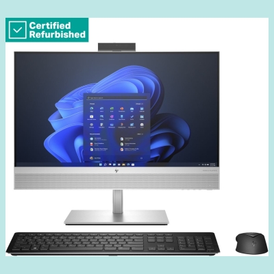 HP RENEW SILVER HP Elite 840 G9 AIO All-in-One 24 - i5-13600, 8GB, 256GB SSD, 23.8 FHD Non-Touch AG, Height Adjustable, Win 11 P