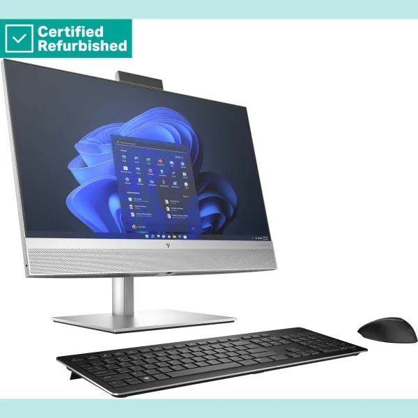 HP RENEW SILVER HP Elite 840 G9 AIO All-in-One 24 - i5-13600, 8GB, 256GB SSD, 23.8 FHD Non-Touch AG, Height Adjustable, Win 11 P
