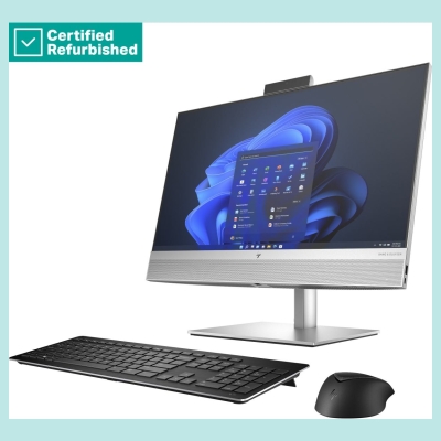 HP RENEW SILVER HP Elite 840 G9 AIO All-in-One 24 - i5-13600, 8GB, 256GB SSD, 23.8 FHD Non-Touch AG, Height Adjustable, Win 11 P