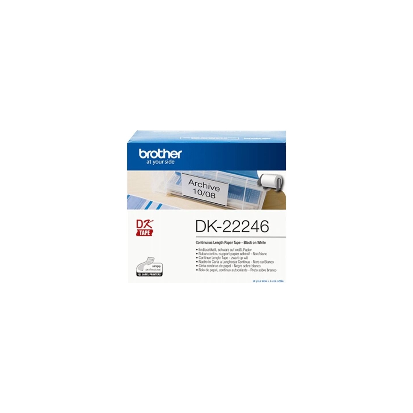 Brother DK22246 PAPER TAPE 103 MM