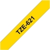 Brother TZ621 9 BLACK ON YELLOW