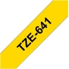 Brother TZ641 18 BLACK ON YELLOW