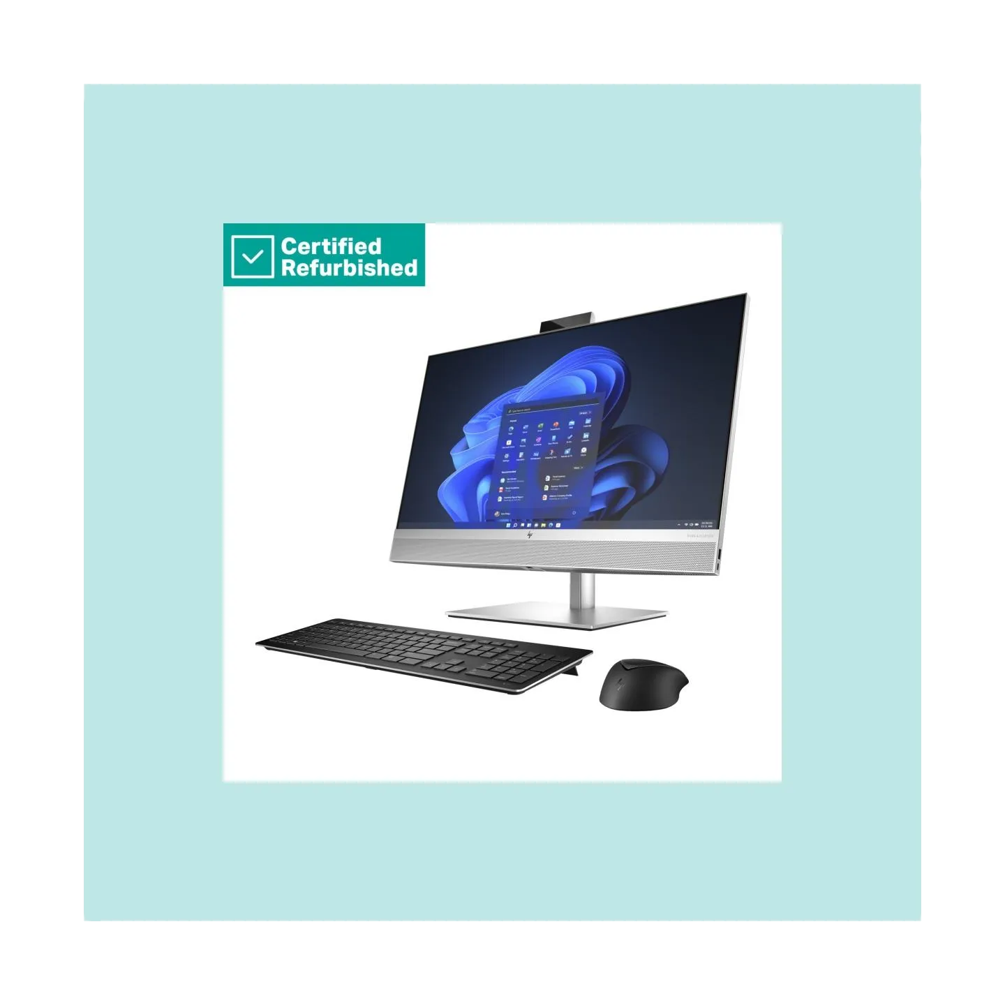 HP RENEW SILVER HP Elite 870 G9 AIO All-in-One - i7-13700, 32GB, 1TB SSD, 27 QHD Non-Touch AG, GeForce RTX 3050Ti 4GB, Height Ad