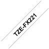 Brother TZEFX221 9 BLACK ON WHITE FLEX