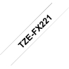 Brother TZEFX221 9 BLACK ON WHITE FLEX