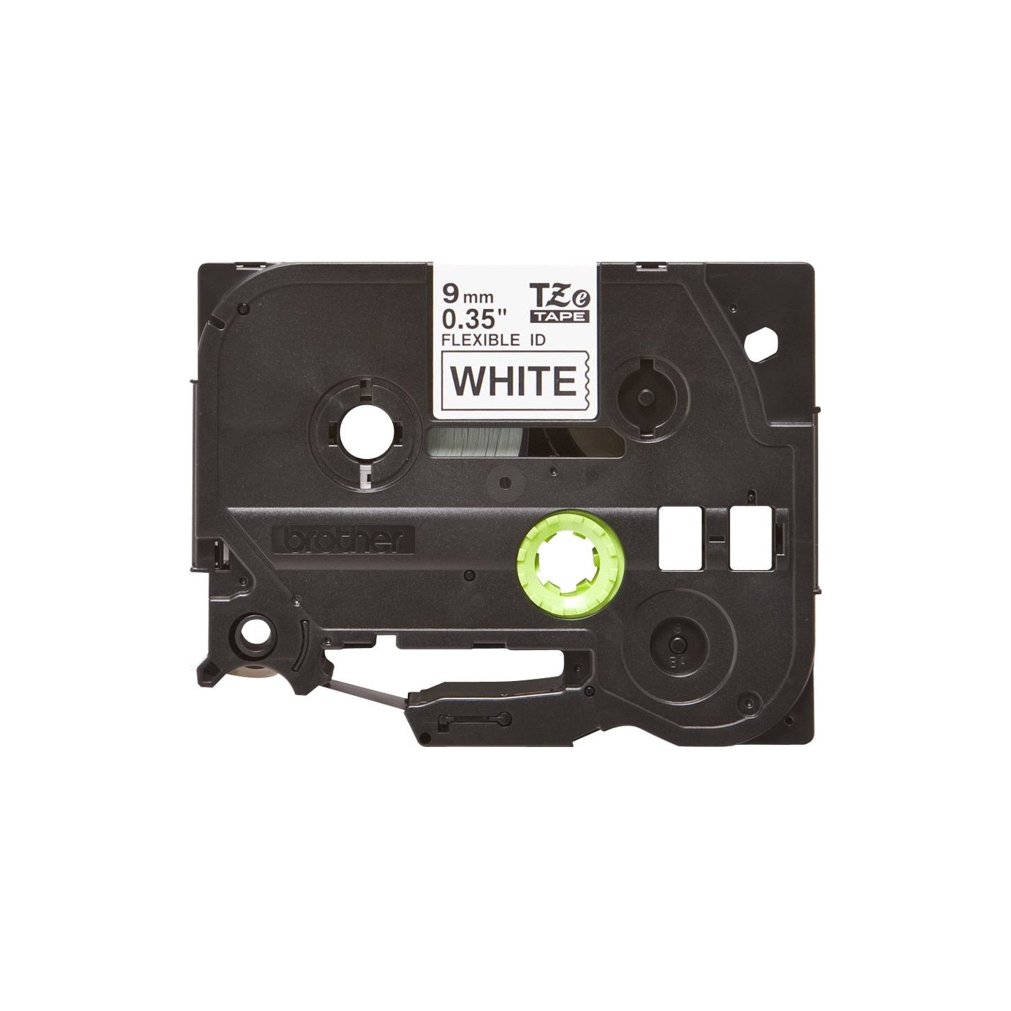 Brother TZEFX221 9 BLACK ON WHITE FLEX