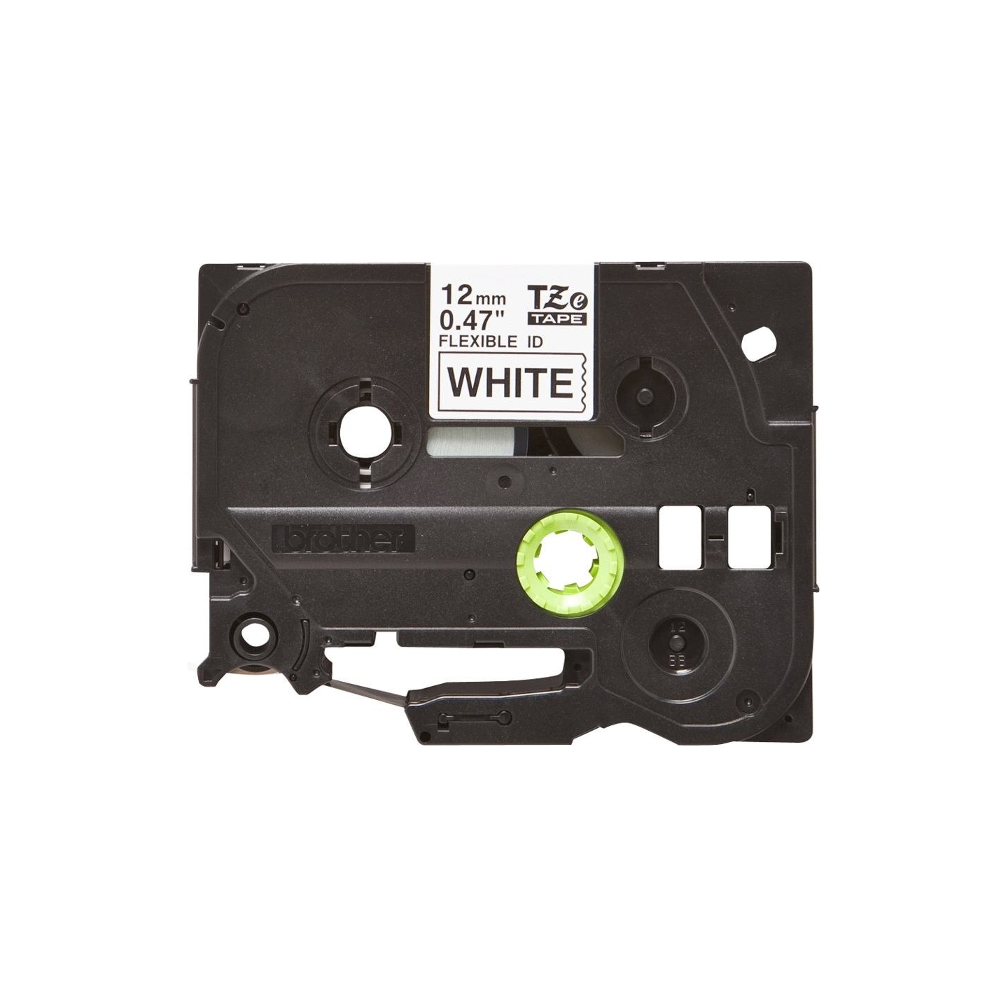 Brother TZEFX231 12 BLACK ON WHITE FLEX