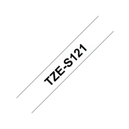 Brother TZES121 9 BLACK ON CLEAR STR. AD