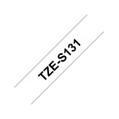 Brother TZES131 12 BLACK ON CLEAR STR. A