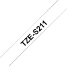 Brother TZES211 6 BLACK ON WHITE STR. AD