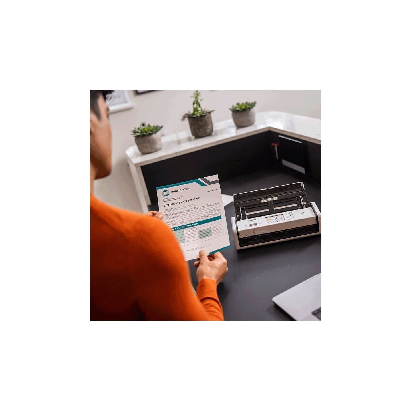 Brother ADS-1800W PORTABLE DOCUMENT SCANNER, A4, DUPLEX, USB/USB-C, WIFI, 30PPM