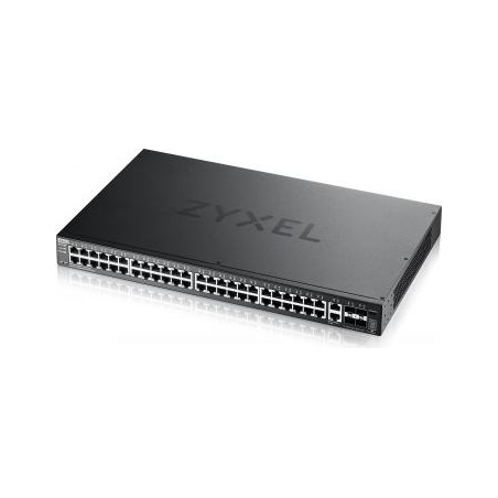 Zyxel XGS2220-54, L3 ACCESS SWITCH, 48X1G RJ45 2X10MG RJ45, 4X10G SFP+ UPLINK, INCL. 1 YR NEBULAFLEX PRO (5Y WARRANTY)
