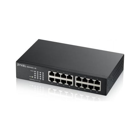 Zyxel GS1100-16 UNMANAGED + 16 PORT GIGABIT UNMANAGED SWITCH