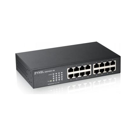 Zyxel GS1100-16 UNMANAGED + 16 PORT GIGABIT UNMANAGED SWITCH