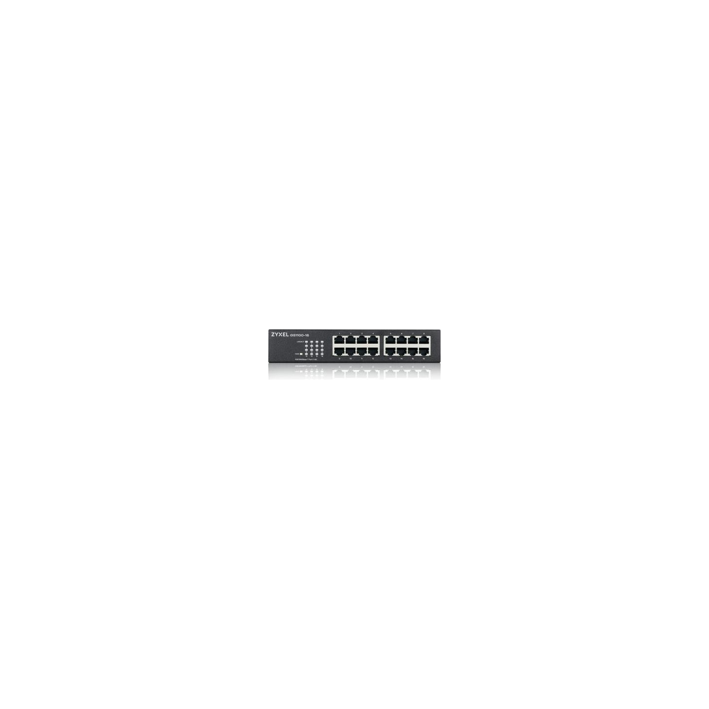 Zyxel GS1100-16 UNMANAGED + 16 PORT GIGABIT UNMANAGED SWITCH