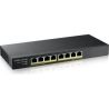 Zyxel GS1915-8EP, 8-PORT GBE POE SMART HYBRID MODE SWITCH, STANDALONE OR NEBULAFLEX CLOUD, 60 WATT 802.3AT, DESKTOP, FANLESS (5Y