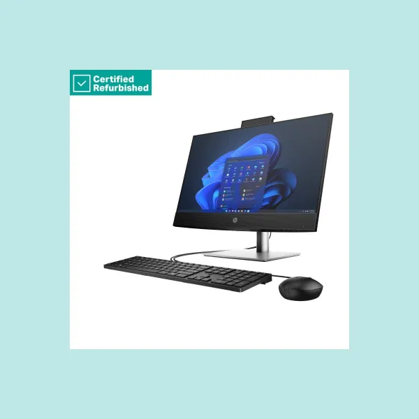 HP RENEW SILVER HP Pro 440 G9 AIO All-in-One - i5-13400, 8GB, 512GB SSD, 23.8 FHD Non-Touch AG, WiFi, Height Adjustable, NO CAM,