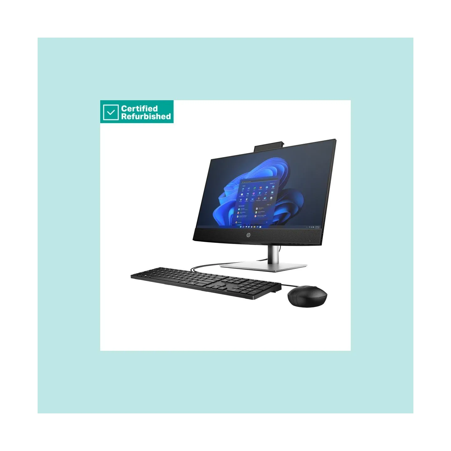 HP RENEW SILVER HP Pro 440 G9 AIO All-in-One - i5-13400, 8GB, 512GB SSD, 23.8 FHD Non-Touch AG, WiFi, Height Adjustable, NO CAM,