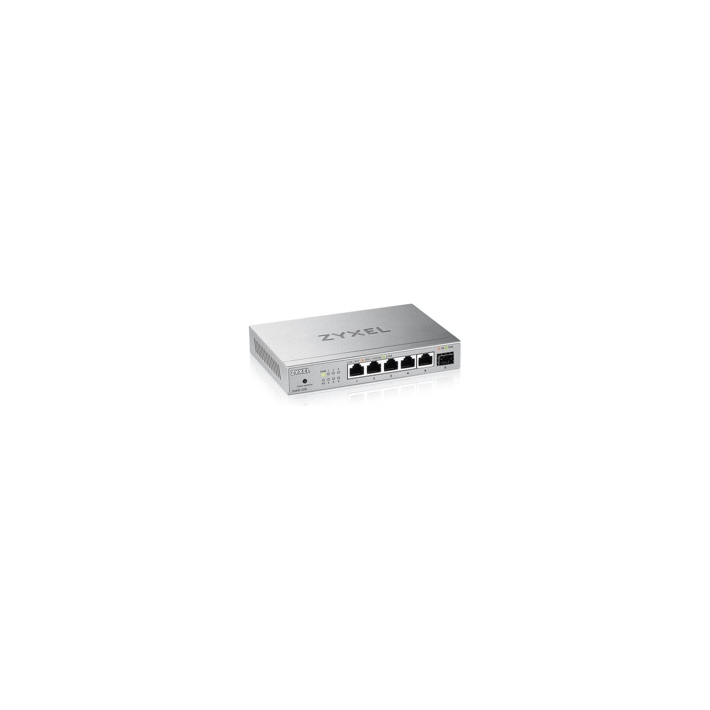 Zyxel 5-Port 2.5G Unmanaged Switch with 10G Uplink XMG-105-ZZ0101F