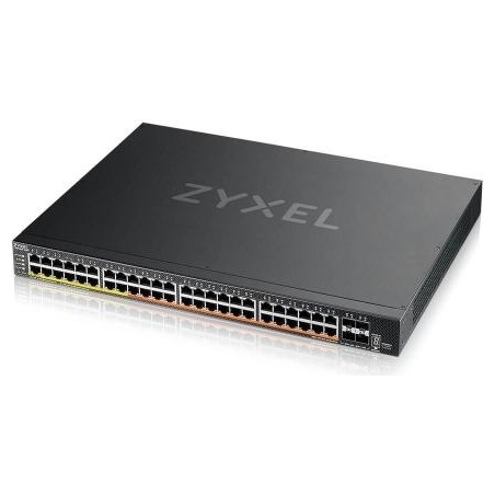 Zyxel XMG2230-52HP, L3 ACCESS SWITCH,  16X 2.5G, 32X 1G,  AC:960W POE , DC:2400W POE, 4 X SFP+ UPLINK, INCL 1 YR NEBULAFLEX PRO 