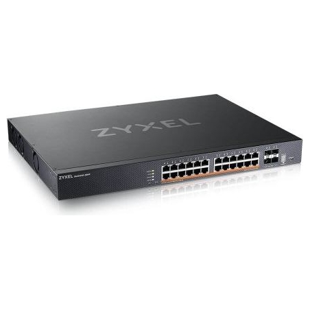 Zyxel XMG2230-28HP, L3 ACCESS SWITCH,  24X 2.5G AC:700W POE , DC:1440W POE, 4 X SFP+ UPLINK, INCL 1 YR NEBULAFLEX PRO (5Y WARRAN