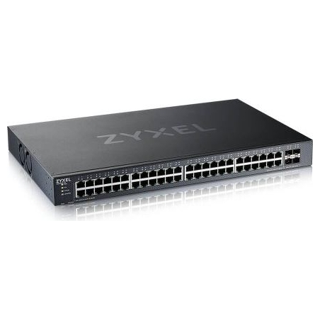 Zyxel XGS1935-52, 52 PORT LITE-L3 SMART MANAGED SWITCH, 48X GIGABIT COPPER AND 4X 10G SFP+, HYBRID MODE, STANDALONE OR NEBULAFLE