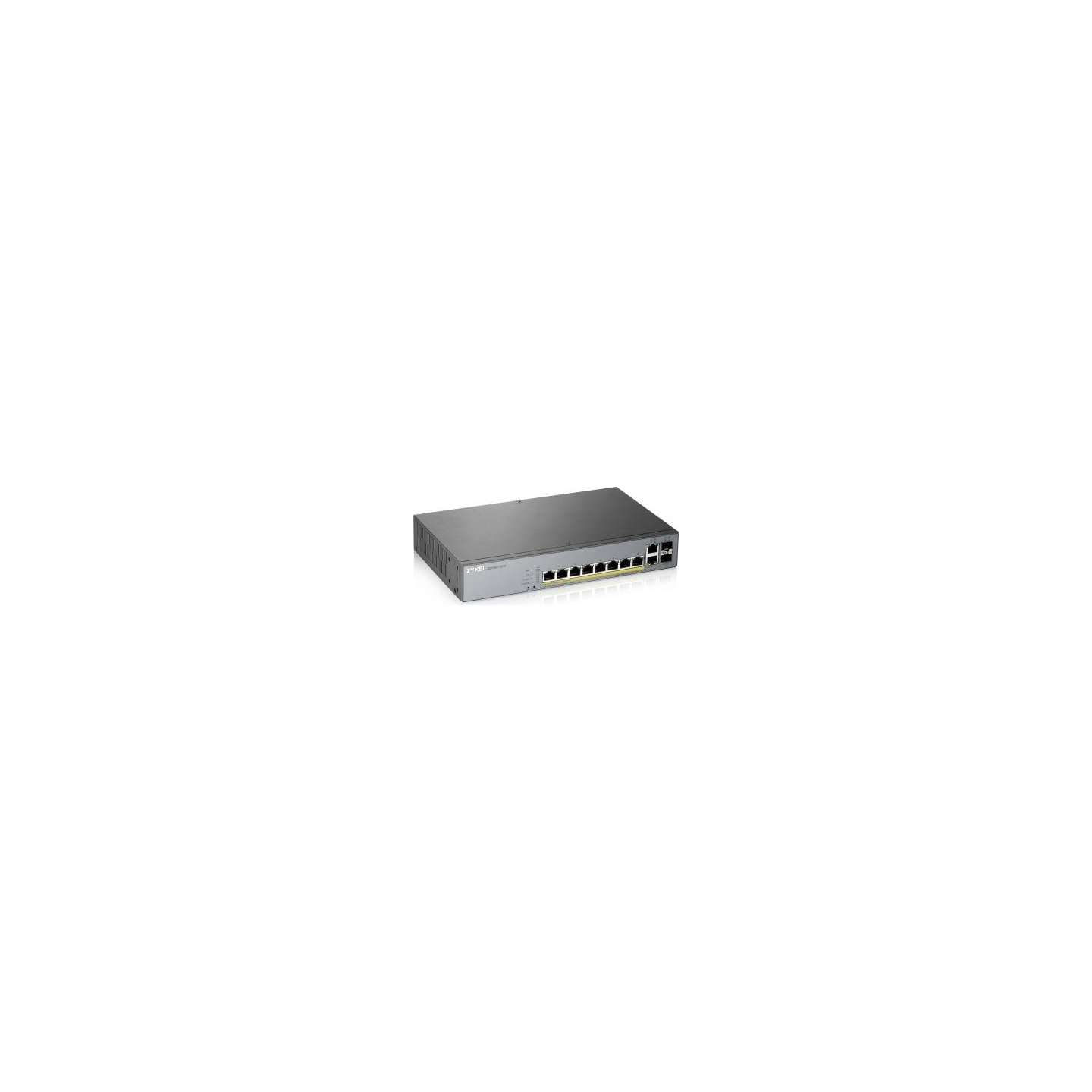 Zyxel GS1350-12HP, 12 PORT MANAGED CCTV POE SWITCH, LONG RANGE, 130W (1 YEAR NCC PRO PACK LICENSE BUNDLED) (5Y WARRANTY)