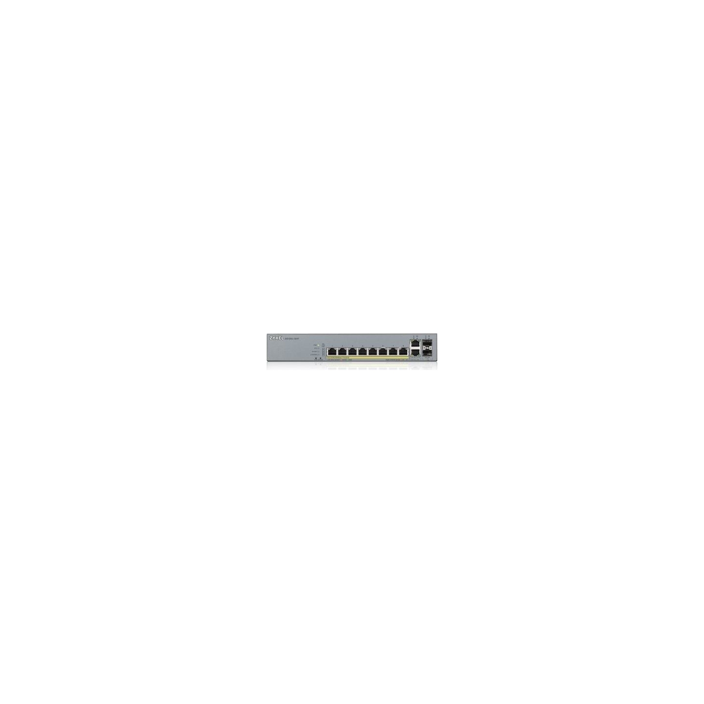 Zyxel GS1350-12HP, 12 PORT MANAGED CCTV POE SWITCH, LONG RANGE, 130W (1 YEAR NCC PRO PACK LICENSE BUNDLED) (5Y WARRANTY)