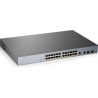 Zyxel GS1350-26HP, 26 PORT MANAGED CCTV POE SWITCH, LONG RANGE, 375W (1 YEAR NCC PRO PACK LICENSE BUNDLED) (5Y WARRANTY)