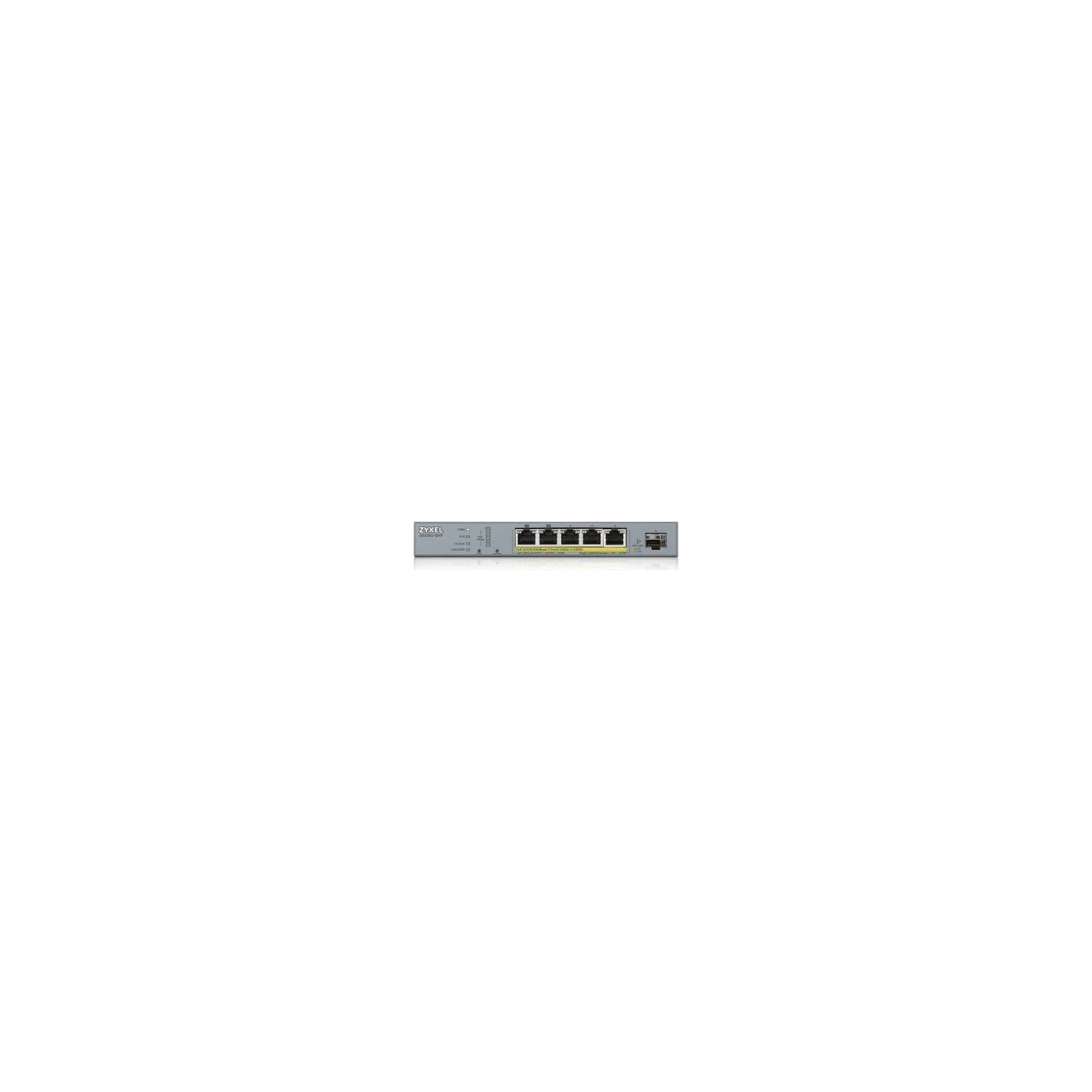 Zyxel GS1350-6HP, 6 PORT MANAGED CCTV POE SWITCH, LONG RANGE, 60W, 802.3BT (1 YEAR NCC PRO PACK LICENSE BUNDLED) (5Y WARRANTY)