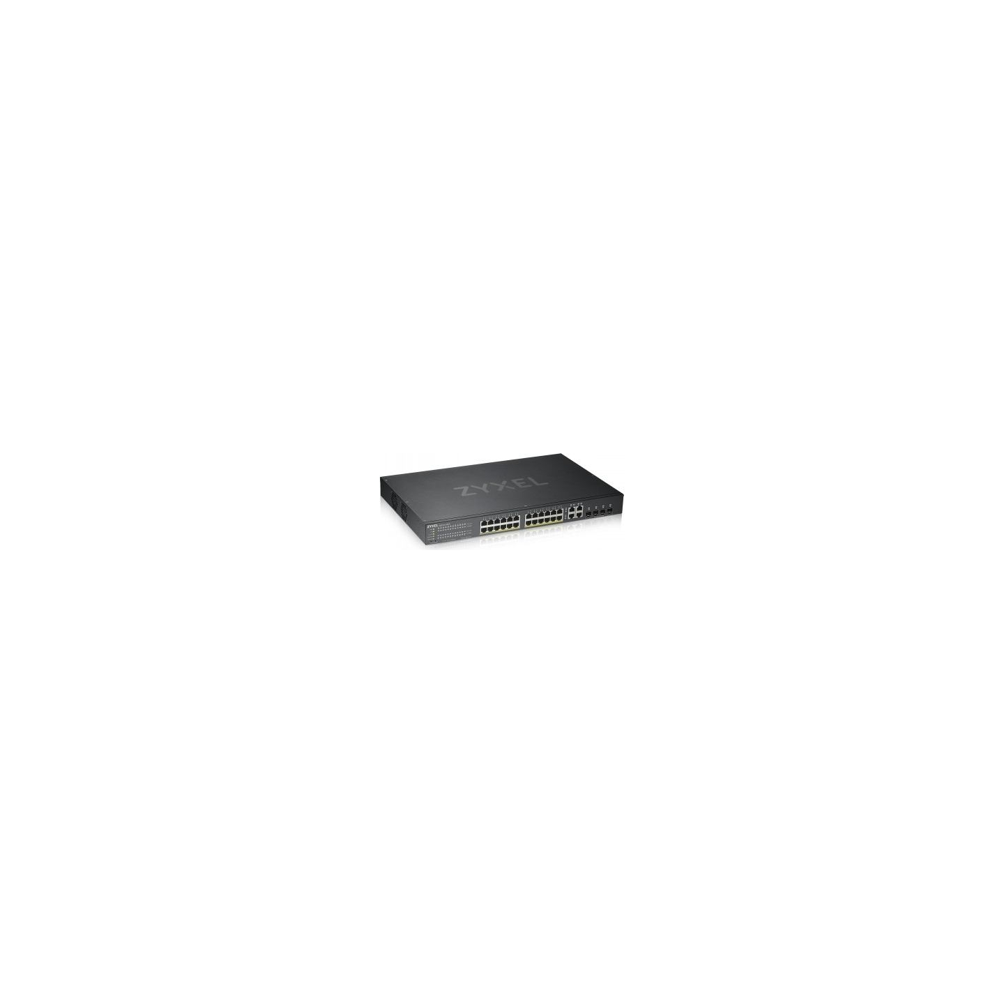 Zyxel GS1920-24HPV2, 28 PORT SMART MANAGED POE SWITCH 24X GIGABIT COPPER POE AND 4X GIGABIT DUAL PERS., HYBRID MODE, STANDALONE 