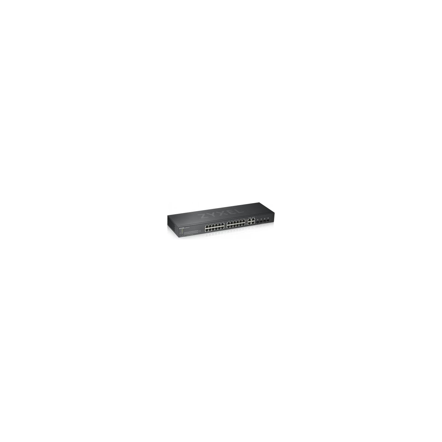 Zyxel GS1920-24V2, 28 PORT SMART MANAGED SWITCH 24X GIGABIT COPPER AND 4X GIGABIT DUAL PERS., HYBRID MODE, STANDALONE OR NEBULAF