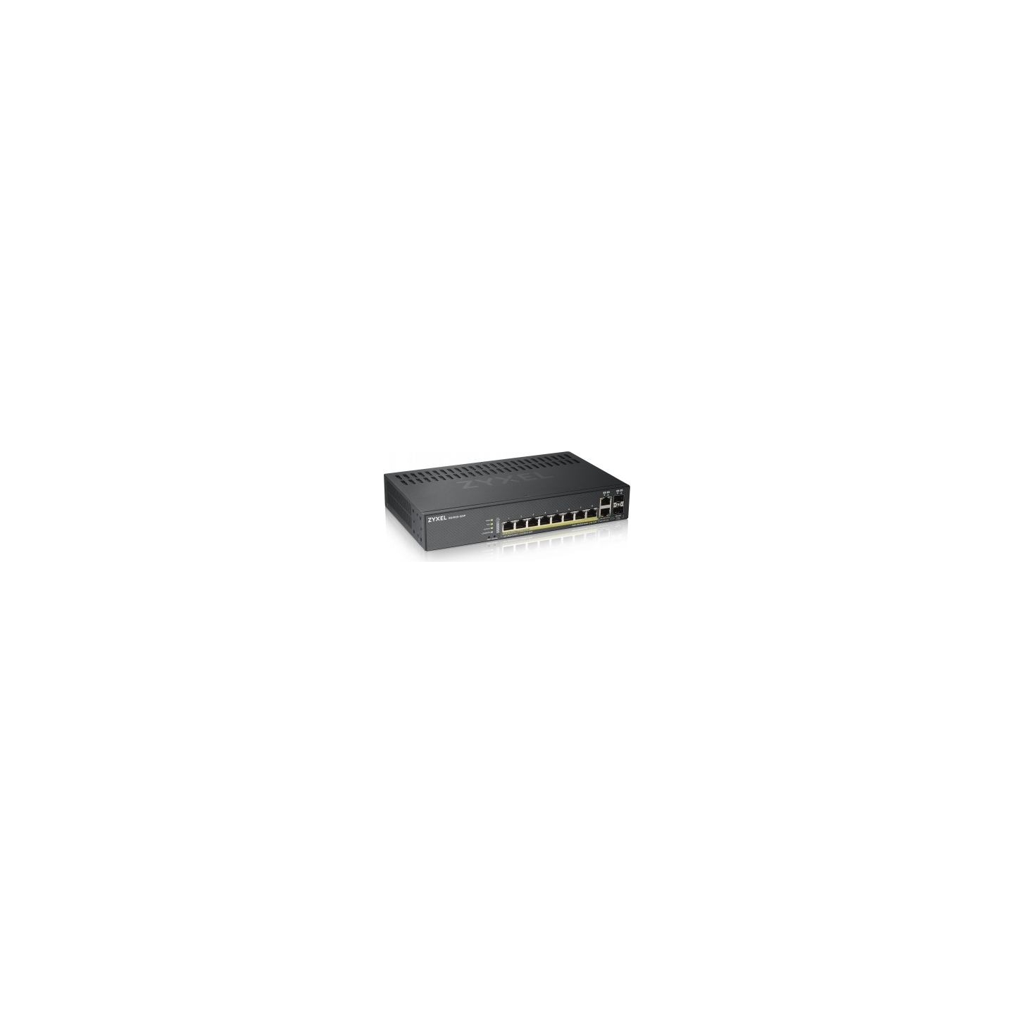 Zyxel GS1920-8HPV2, 10 PORT SMART MANAGED SWITCH 8X GIGABIT COPPER AND 2X GIGABIT DUAL PERS., HYBRID MODE, STANDALONE OR NEBULAF