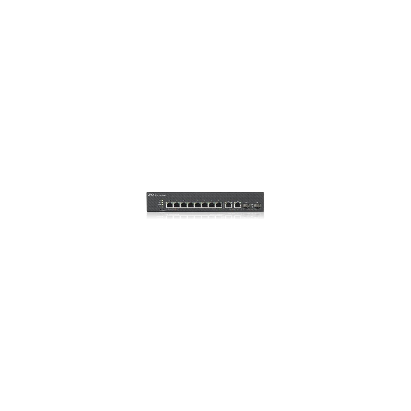 Zyxel GS2220-10,EU REGION,8-PORT GBE L2 SWITCH WITH GBE UPLINK (1 YEAR NCC PRO PACK LICENSE BUNDLED) (5Y WARRANTY)