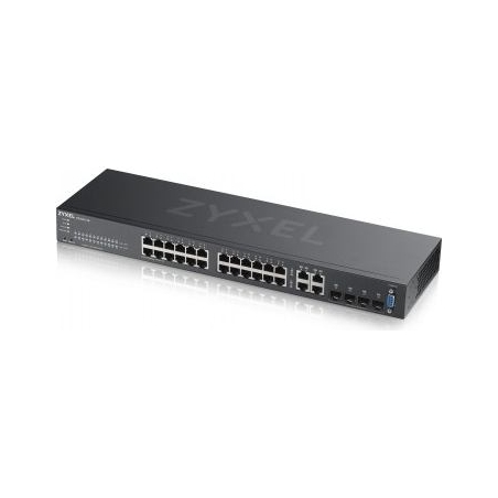 Zyxel GS2220-28,EU REGION,24-PORT GBE L2 SWITCH WITH GBE UPLINK (1 YEAR NCC PRO PACK LICENSE BUNDLED) (5Y WARRANTY)